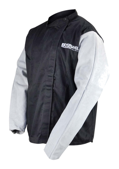 BossSafe FR-40 Jacket w/ Leather Sleeve