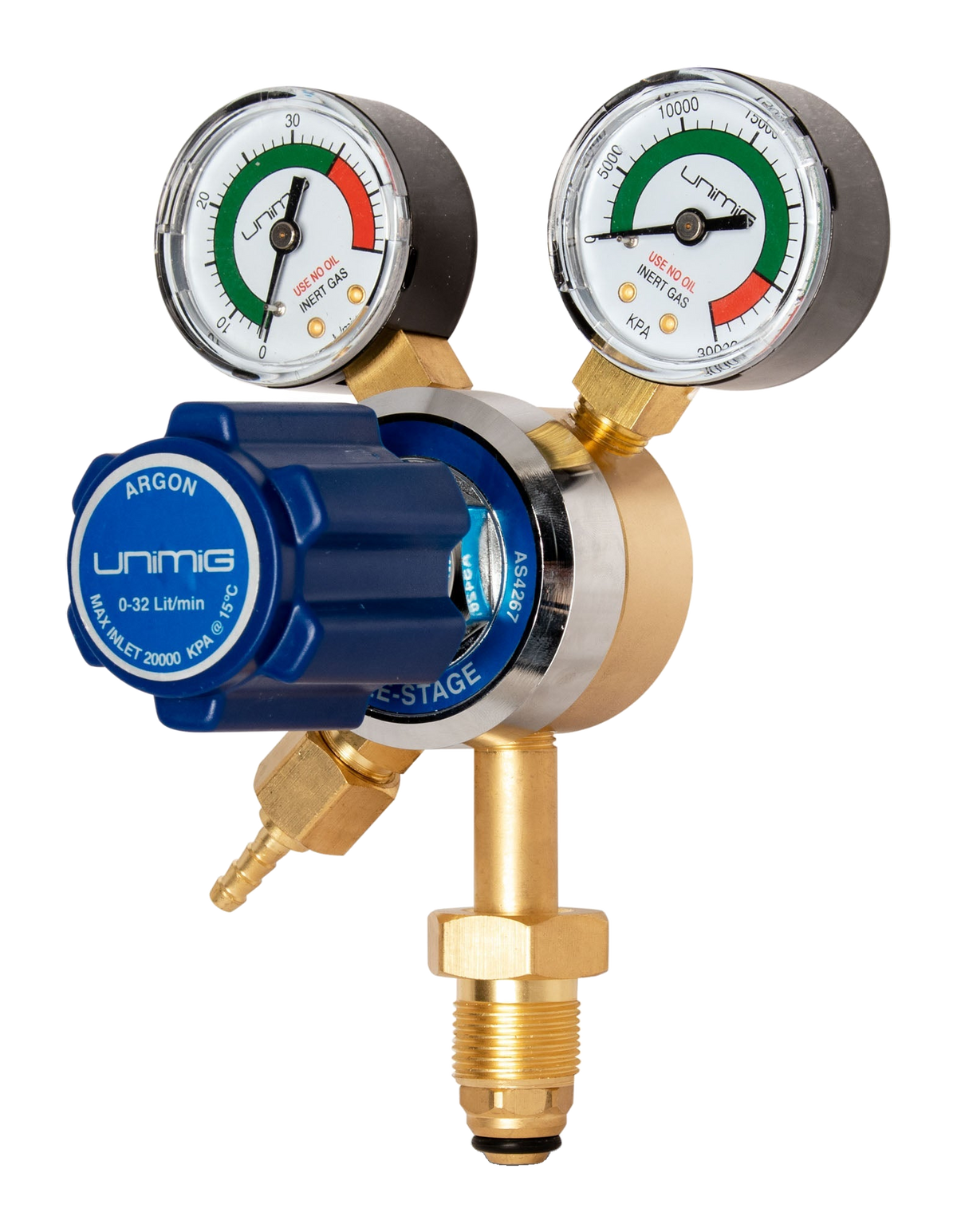 UNIMIG Argon Twin Gauge Regulator