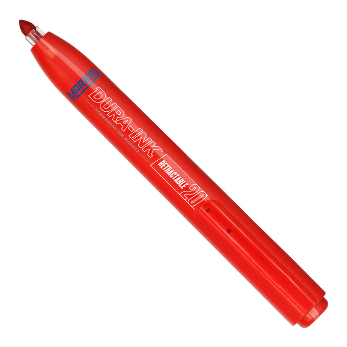 Markal Dura-Ink 20 Retractable Fine Bullet Tip 1mm