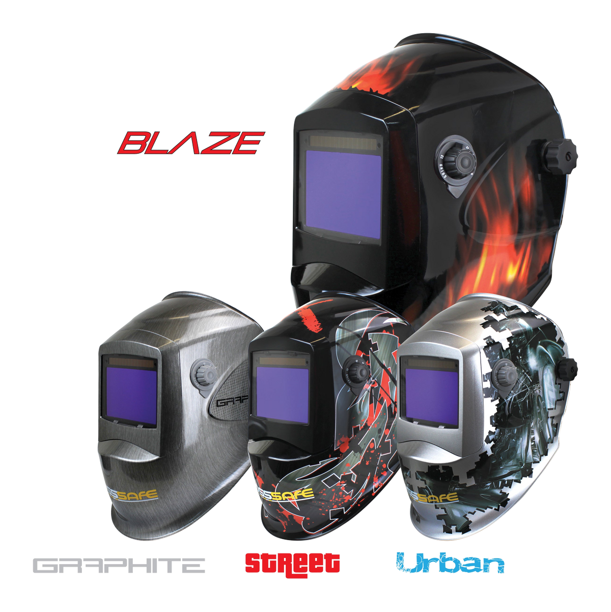 BossSafe Wide View Electronic Welding Helmet