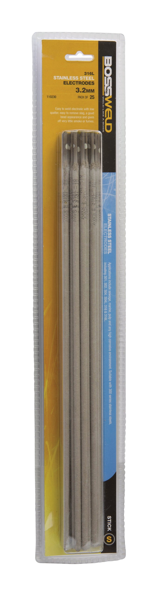 BOSSWELD 316L-16 Stainless Steel Electrodes