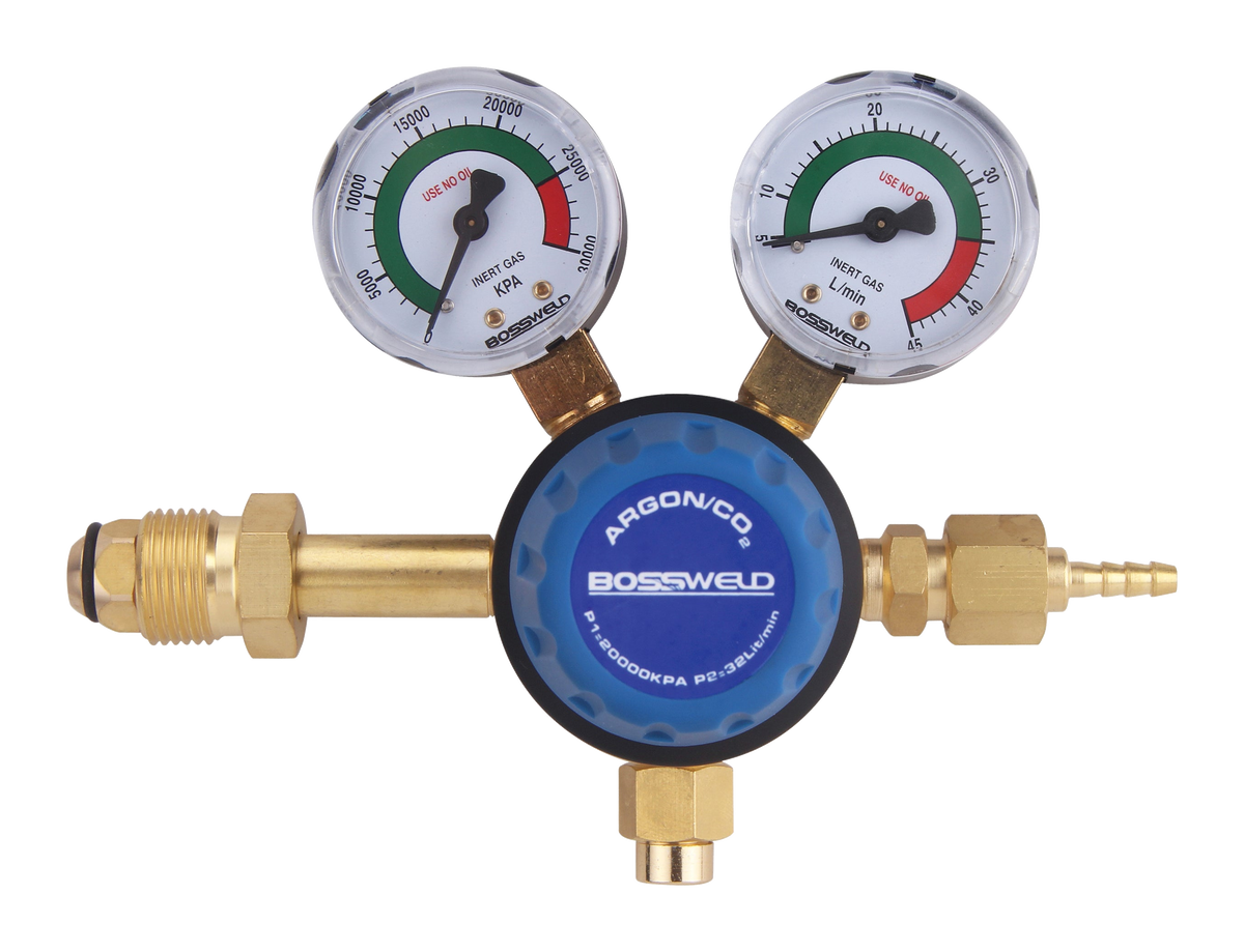 BOSSWELD Argon Twin Gauge Regulator