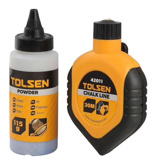 TOLSEN Chalk Line Reel Set
