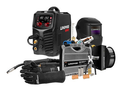 UNIMIG VIPER MULTI 180 MIG/TIG/MMA Welder Bundle U11717
