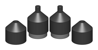 Flange Wizard Two Hole Pins Magnetic Large