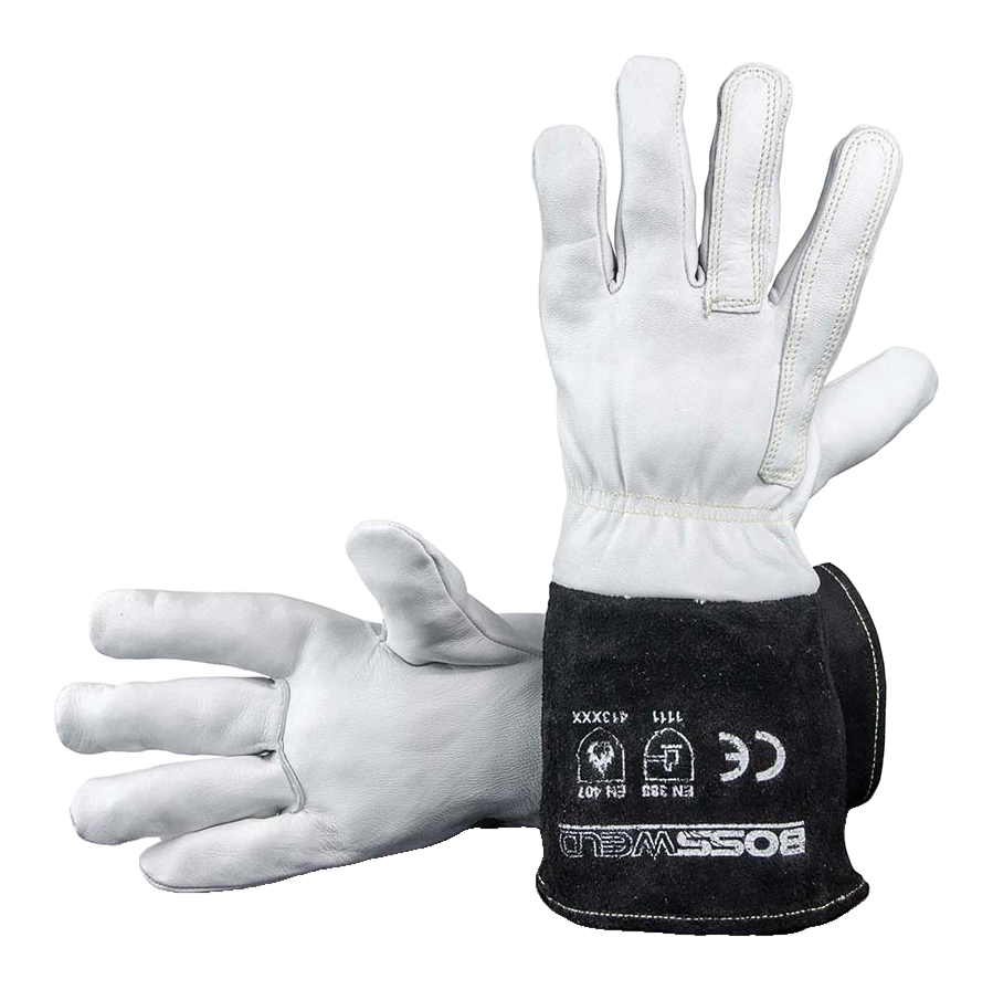 BossSafe 34cm Long TIG Welding Gloves