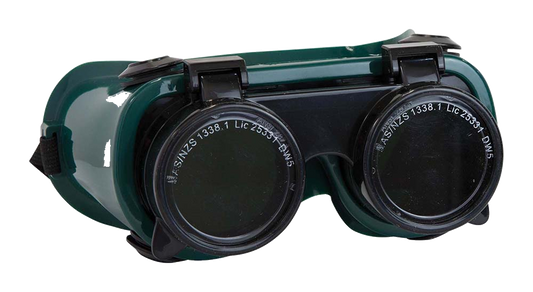 BOSSWELD Gas Welding Flip-Up Goggles - Shade 5