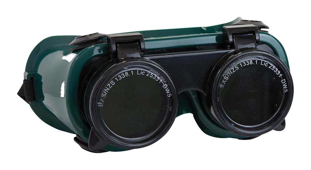 BOSSWELD Gas Welding Flip-Up Goggles - Shade 5