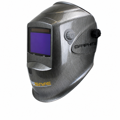 BossSafe Graphite wide view electronic welding helmet