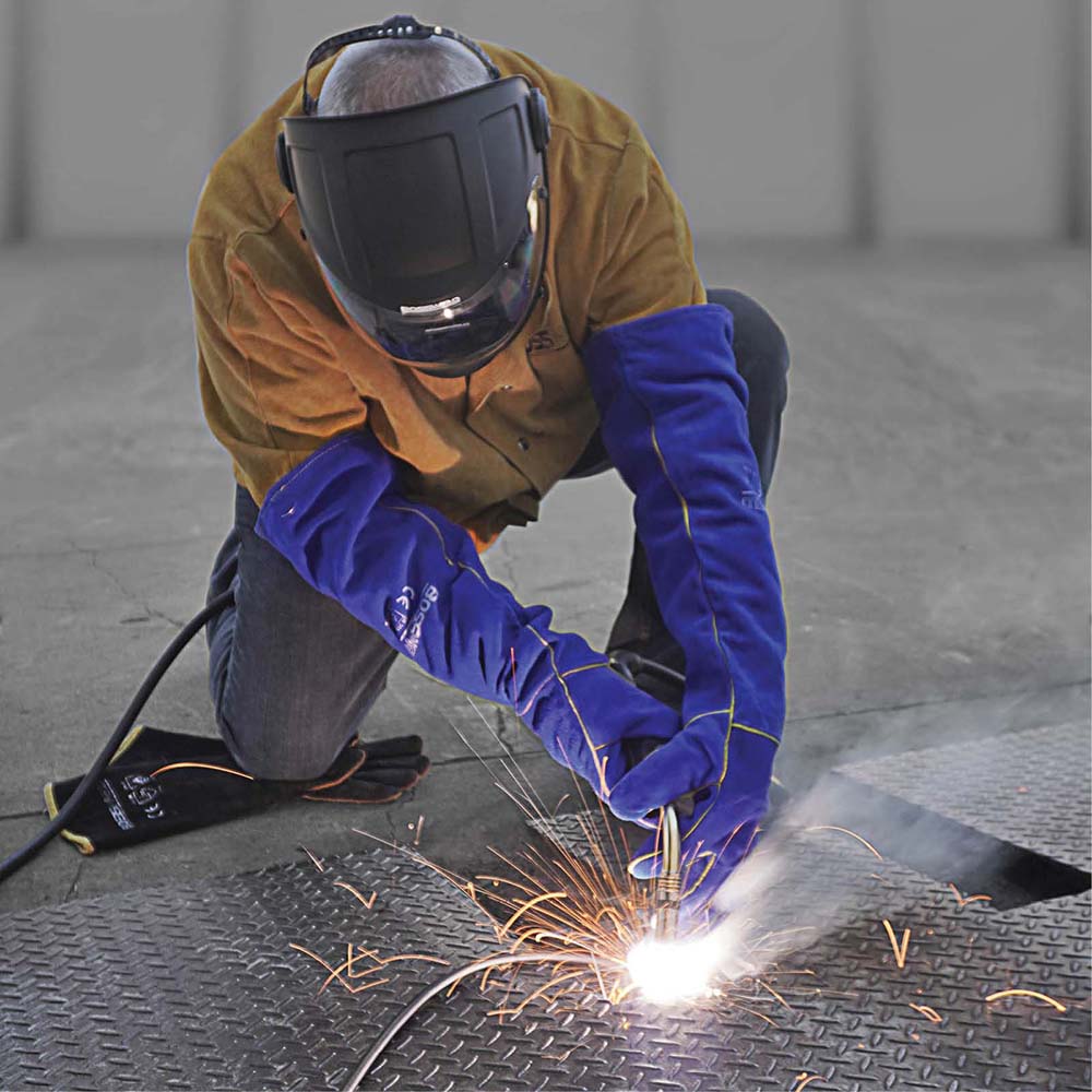 BOSSWELD 27" Bluey Extra Long Welding Glove 700999