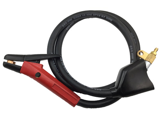 BOSSWELD 500091 arc air gouging torch with coiled swivel cable and air connection