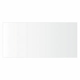 Bossweld 700035 clear CR39 cover lens, 108 x 51 mm, single lens front view