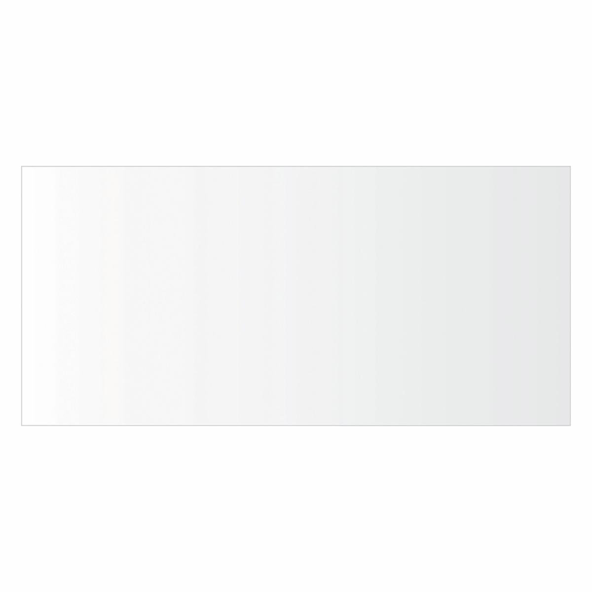 Bossweld 700035 clear CR39 cover lens, 108 x 51 mm, single lens front view