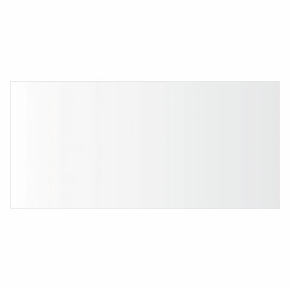 Bossweld 700035 clear CR39 cover lens, 108 x 51 mm, single lens front view