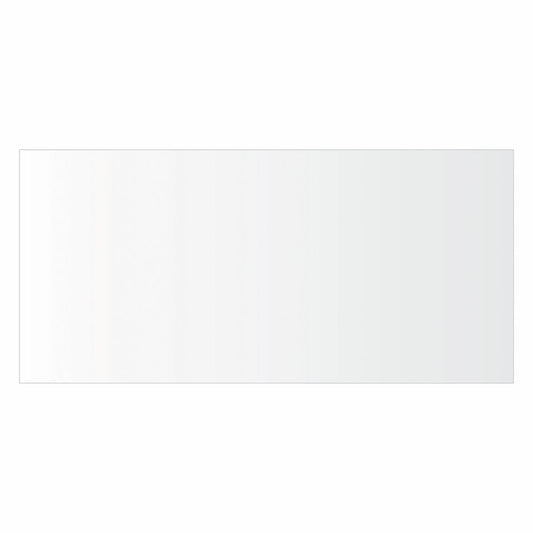 Bossweld 700035 clear CR39 cover lens, 108 x 51 mm, single lens front view