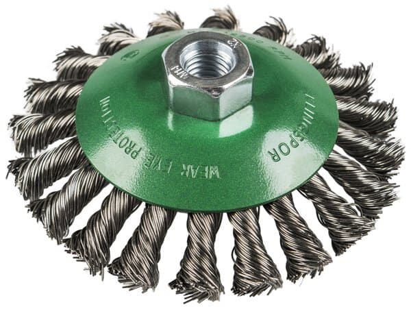 KLINGSPOR BK 600 Z Knotted Bevel Brushes – Stainless Steel