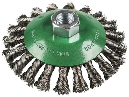 KLINGSPOR BK 600 Z Knotted Bevel Brushes – Stainless Steel