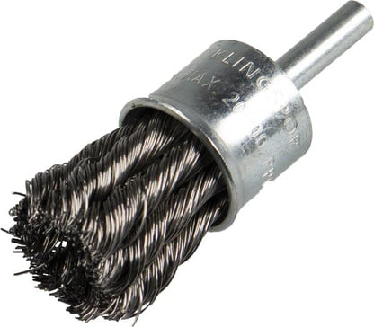 KLINGSPOR BPS 600 Z Knotted End Brushes with Shaft – Steel