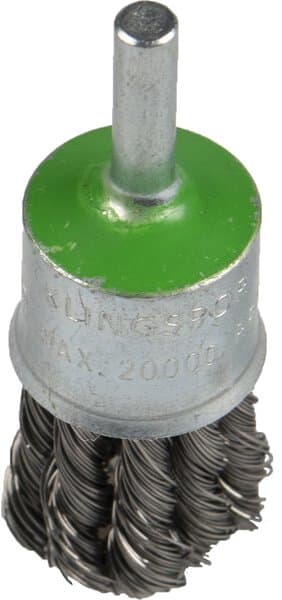 KLINGSPOR BPS 600 Z Knotted End Brushes with Shaft – Steel
