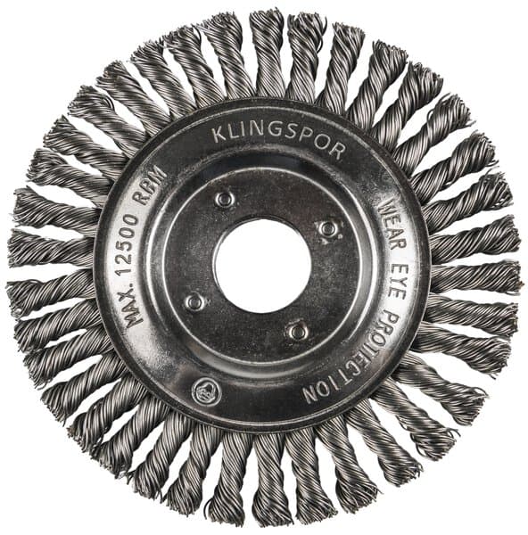 KLINGSPOR BRP 600 Z Knotted Pipeline Brushes – Stainless Steel 363992