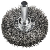 KLINGSPOR BRS 600 W Crimped Wheel Brushes with Shaft – Steel