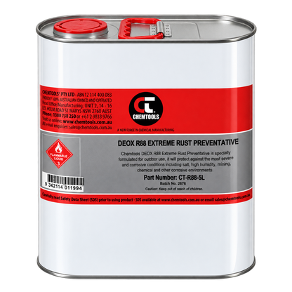 ChemTools DEOX R88 rust preventative 5L tin – front view