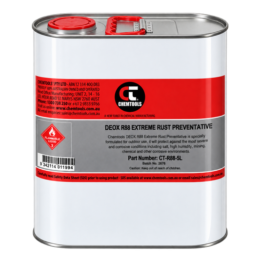 ChemTools DEOX R88 rust preventative 5L tin – front view