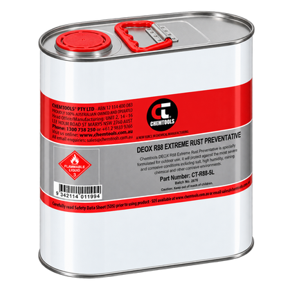 ChemTools DEOX R88 rust preventative 5L tin – front-left view