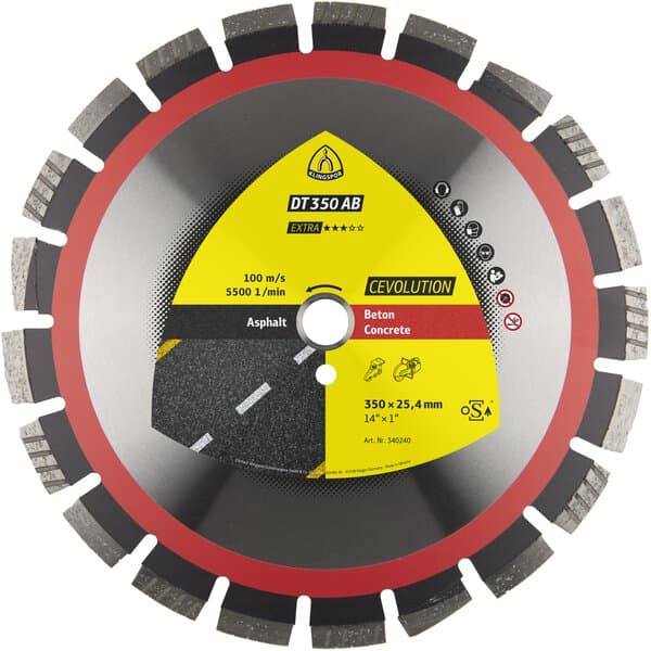KLINGSPOR DT 350 AB Extra Large Diamond Cutting Blades