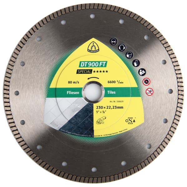 KLINGSPOR DT 900 FT Special Diamond Cutting Blades For Angle Grinders