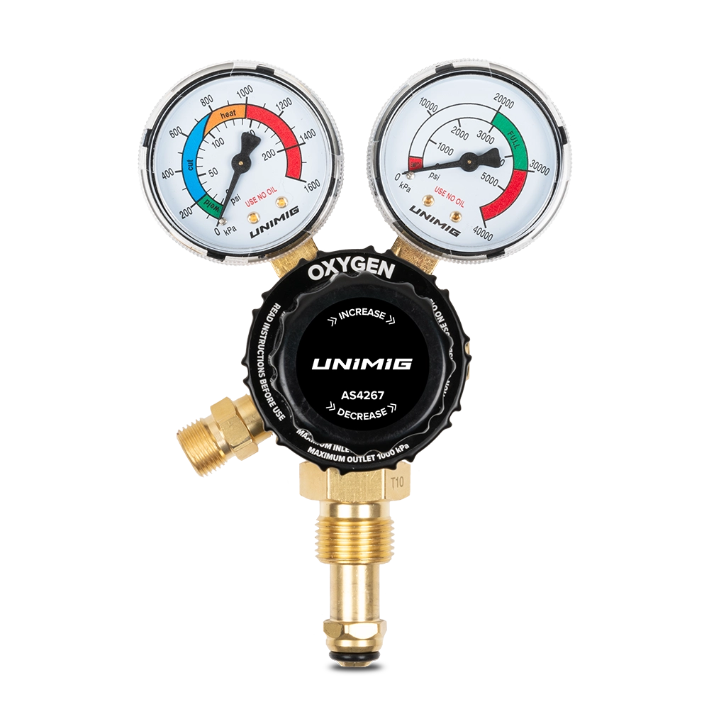 UNIMIG Regulator Oxygen (Side/Vertical)