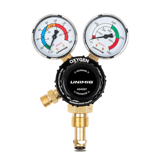 UNIMIG Regulator Oxygen (Side/Vertical)