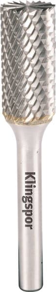 KLINGSPOR HF 100 B Carbide Burrs – Double-Cut