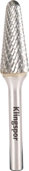 KLINGSPOR HF 100 L Carbide Burrs – Double-Cut