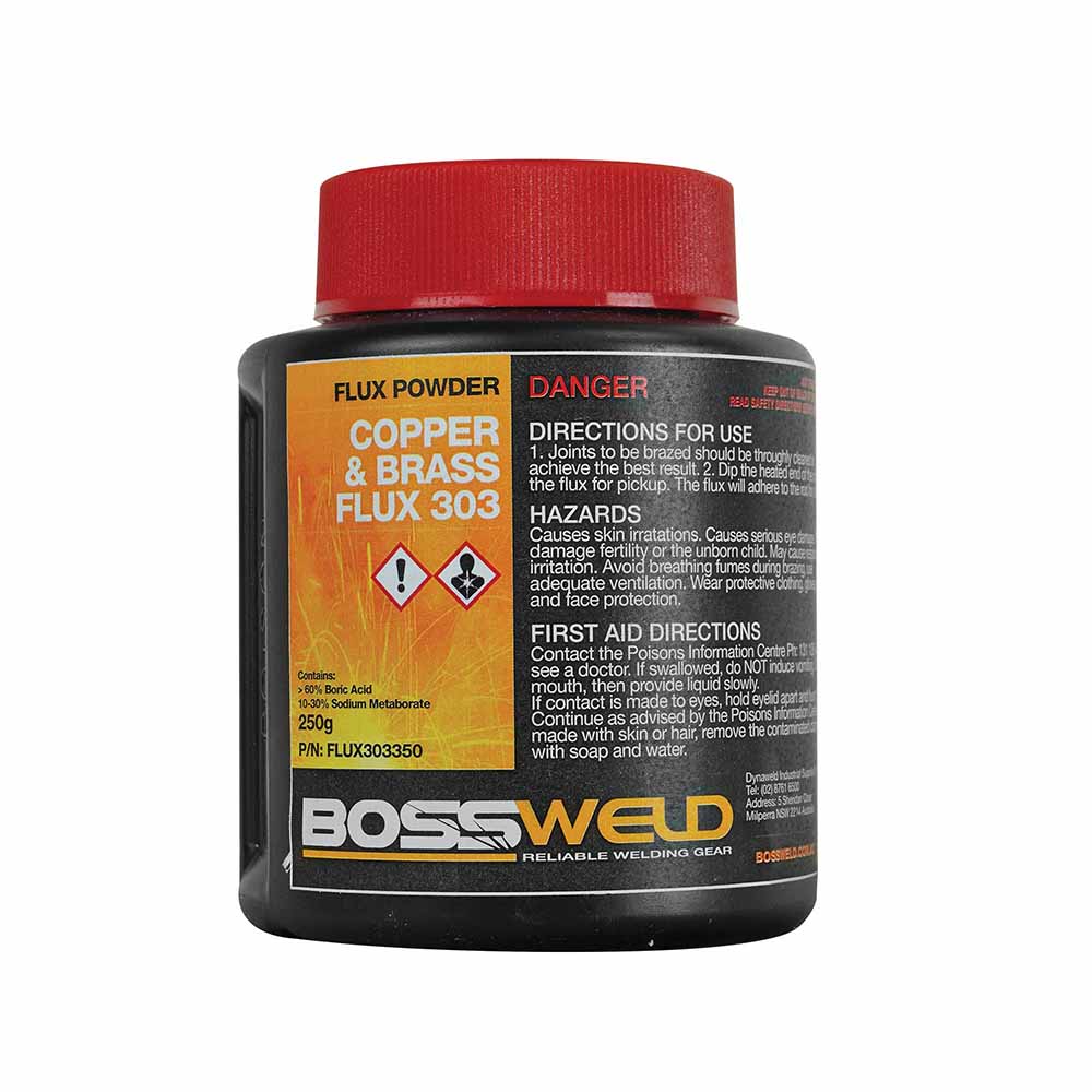 BOSSWELD Universal Copper & Brass Flux 250g Jar