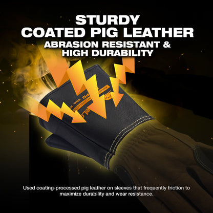 KameLo Premium Leather TIG/MIG Welding Gloves KC Certified | 819-PD