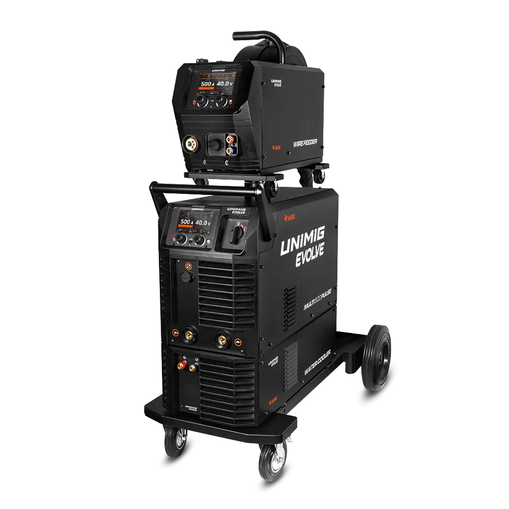 UNIMIG EVOLVE MULTI 500 PULSE M580W Water-Cooled Trolley Package U11142