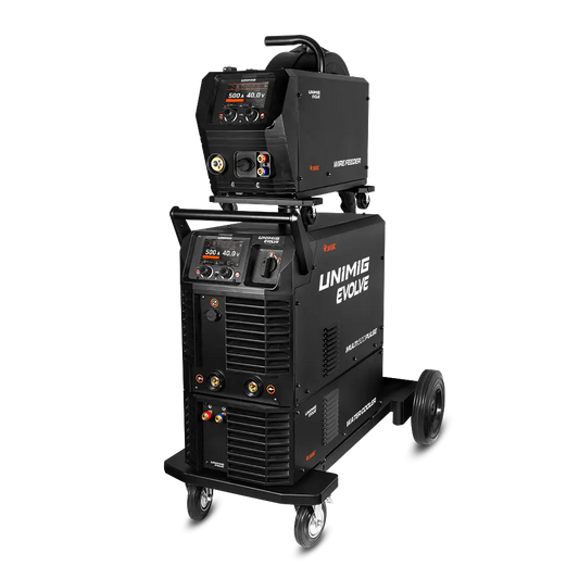 UNIMIG EVOLVE MULTI 500 PULSE M580W Water-Cooled Trolley Package U11142