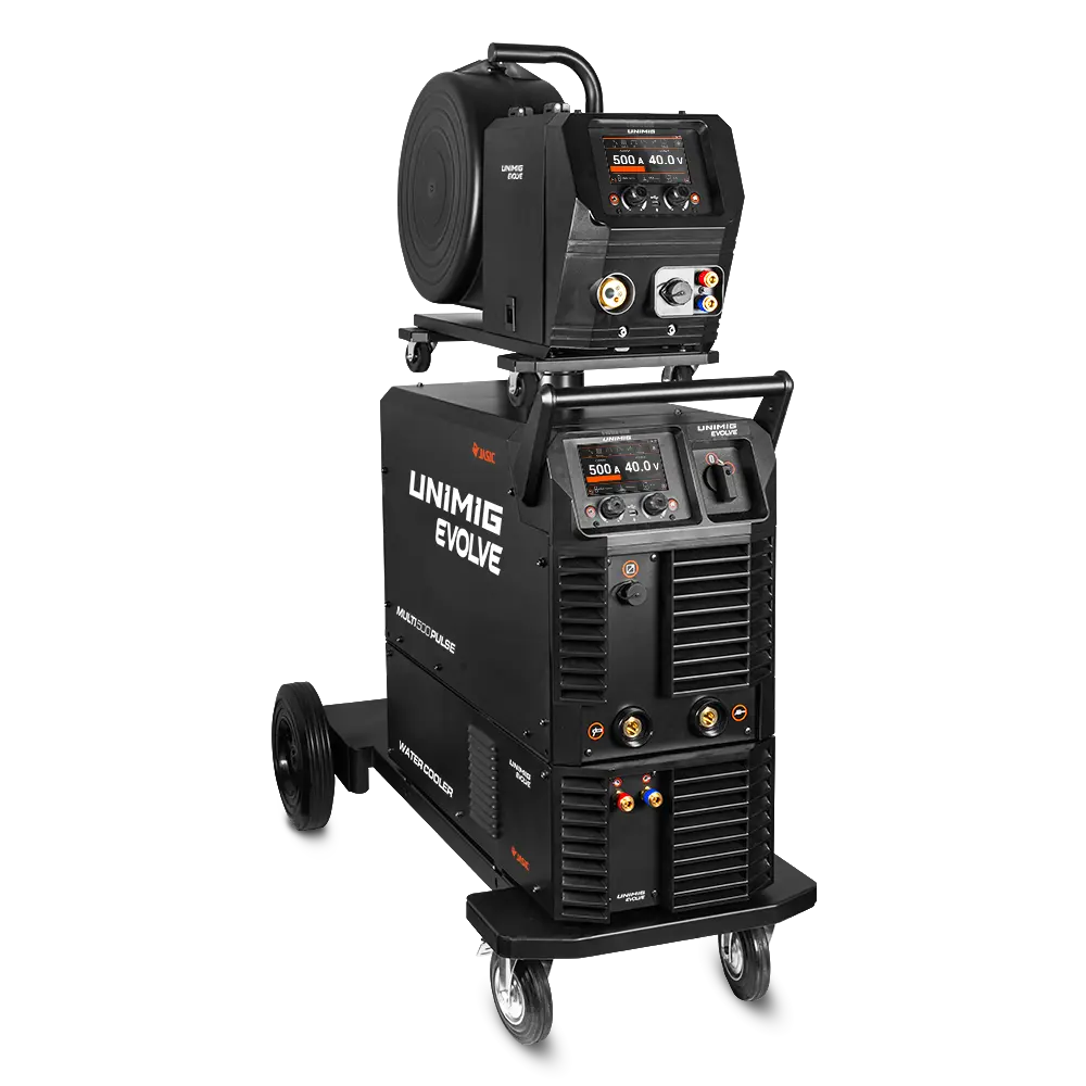 UNIMIG EVOLVE MULTI 500 PULSE M580W Water-Cooled Trolley Package U11142