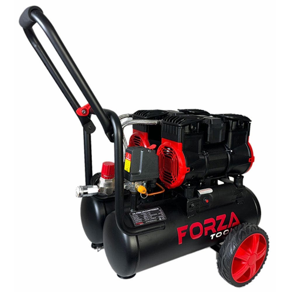 FORZA 1180W 18L 215L/Min Oil-Free Low Noise Air Compressor FT2236018 ...