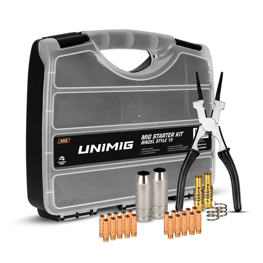 UNIMIG Binzel 15 Style MIG Torch Consumable Starter Kit UMSK15