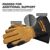 KameLo Premium Leather TIG/MIG Welding Gloves KC Certified | 819-PD