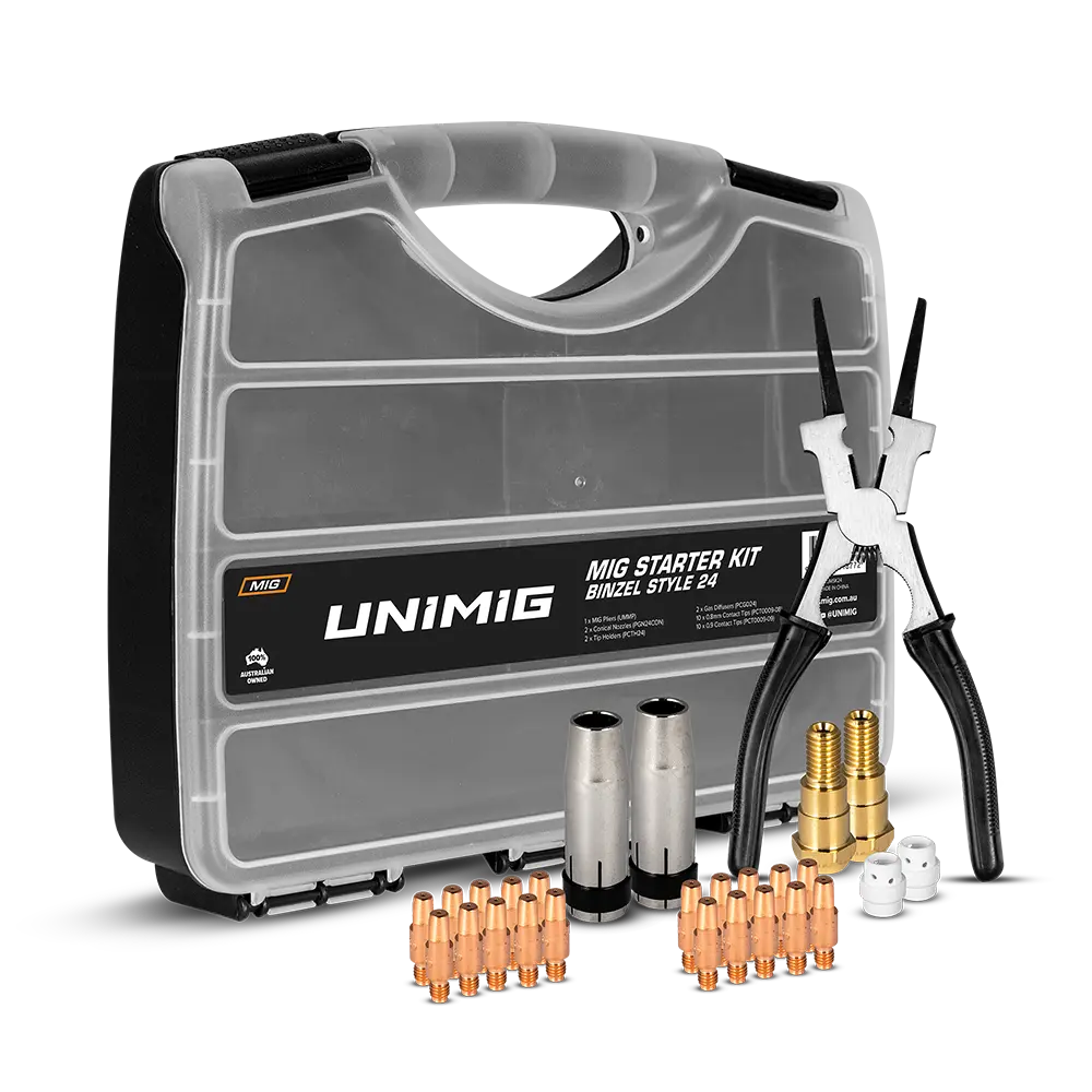 UNIMIG Binzel 24 Style MIG Torch Consumable Starter Kit UMSK24
