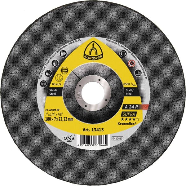 KLINGSPOR A 24 R Supra Grinding Discs – 10 Pack