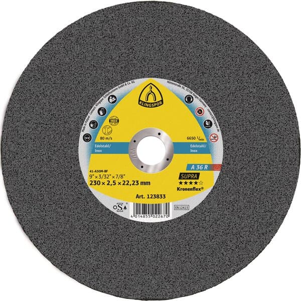 KLINGSPOR A 36 R Supra Cutting Wheels – 25 Pack