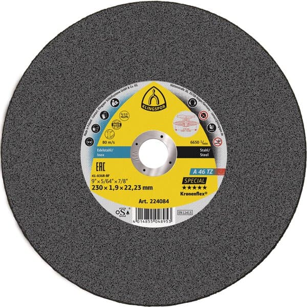 KLINGSPOR A 46 TZ Special Cutting Wheels – 25 Pack