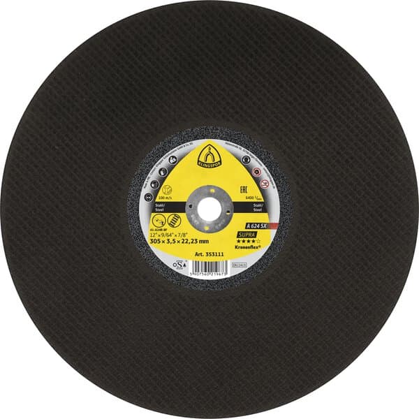 KLINGSPOR A 624 SX Supra Large Cutting Wheels – 10 Pack
