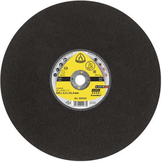 KLINGSPOR A 630 N Supra Large Cutting Wheels – 10 Pack