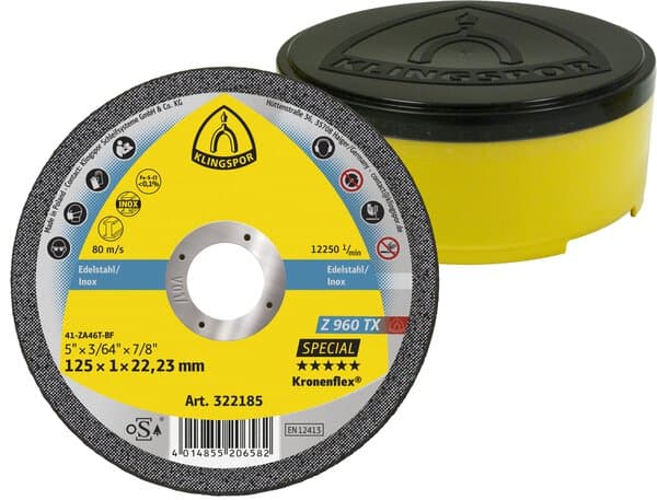 KLINGSPOR Z 960 TX Special Cutting Wheels – 25 Pack 322185