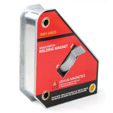 LISHUAI WM1-4590S welding magnet, opposite angled view showing switch and body thickness